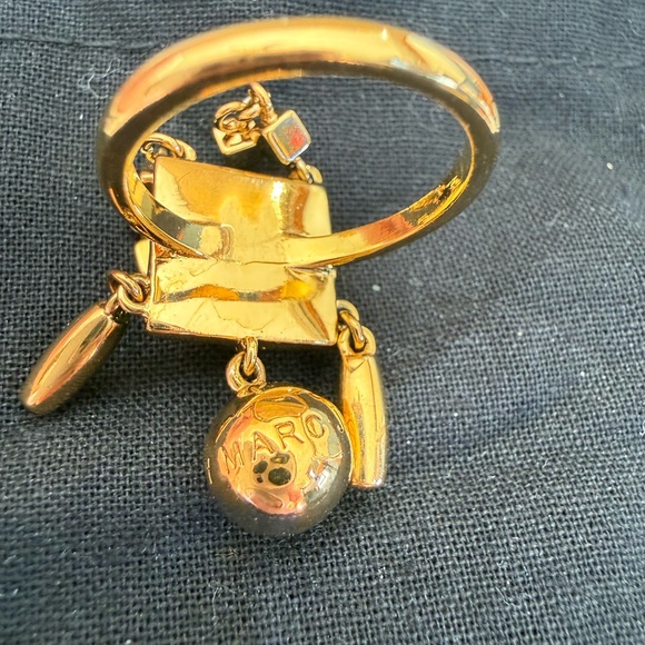 Marc By Marc Jacobs Gold and Black Tech Ring - Picture 2 of 3